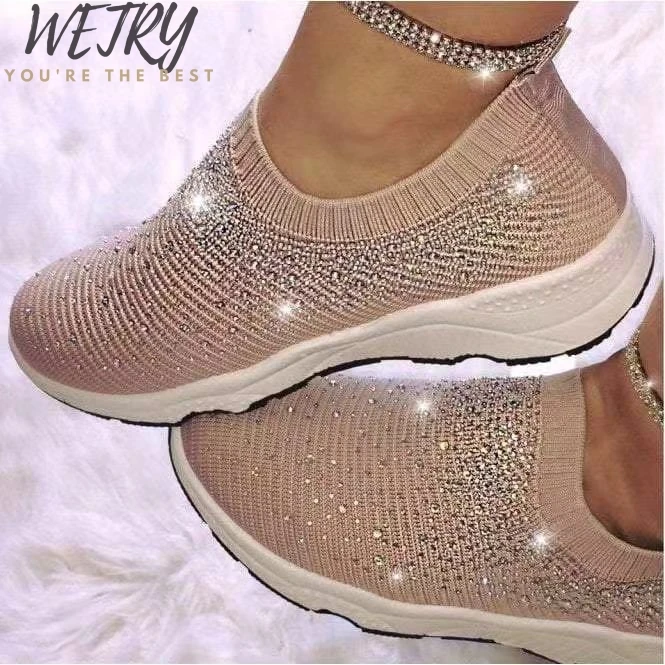 2020 женская обувь с вязаным спортивная для женщин Сезон весна-лето Женская на