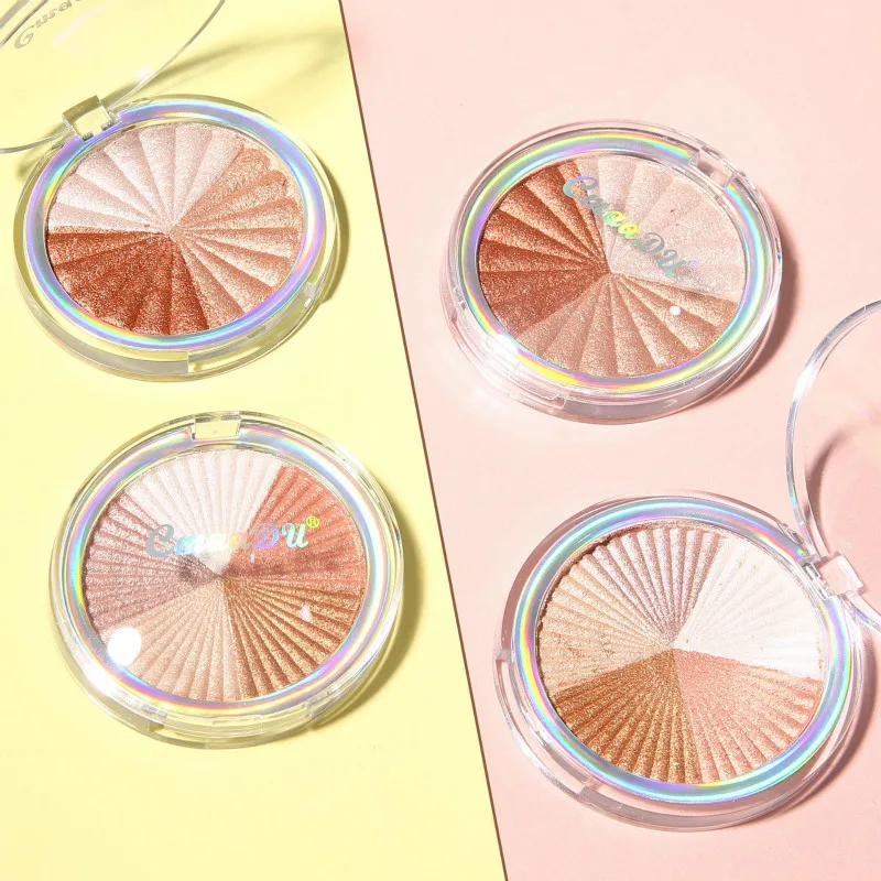 1pc Highlighter Facial Palette Makeup Glow Kit Face Contour Shimmer Powder Body Base Illuminator Highlight Cosmetic Long Lasting | Красота и