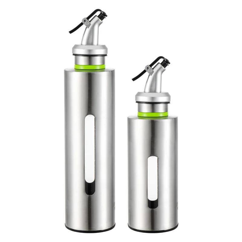 

Stainless Steel Oil Can Multifunction Oil Control Pot Portable Oil Spray Bottle Kitchen Utensils