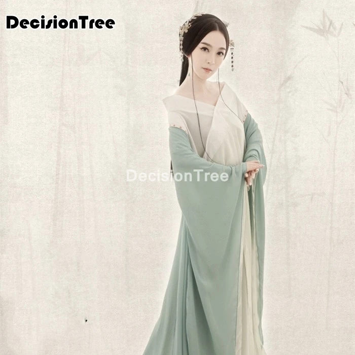 

2021 fairy women hanfu dress traditional chinese clothing festival outfit ancient folk stage performance dance costume