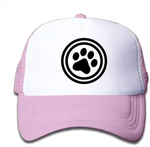 Hat For Kids Boy Girl Cute Kid Hats Dog Life Puppy Paw Pets Kid Mesh Hat For Boy Girl Trucker Baseball Cap Snapback