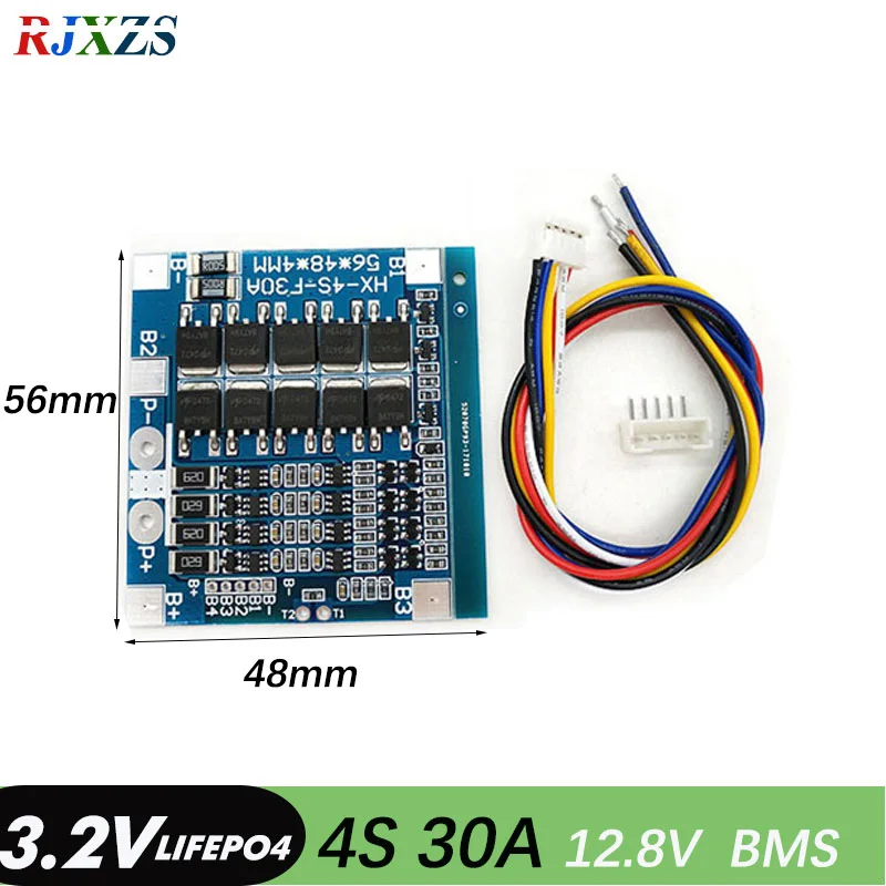 4S 30A lifepo4 BMS PCM Защитная плата аккумулятора bms pcm для 12V электрических инструментов