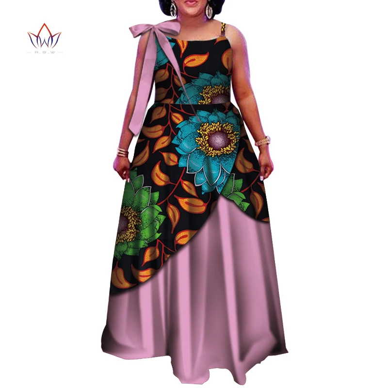Женские вечерние платья без рукавов повседневные свадебные в африканском стиле