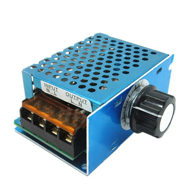 Регулятор напряжения SCR 4000 Вт 220 В переменного тока диммер контроллер скорости