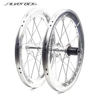 silverock bicycle aluminum disc brake wheels high profile 40mm 16 1 38 349 100135 for gust disc folding bike noise wheels