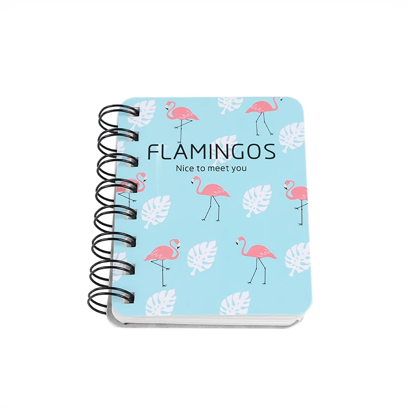 1 Pc Kawaii Mini Notebook Loose-leaf Flip-up Portable Coil Korean Pocket Notepad Book School Stationery | Канцтовары для офиса и