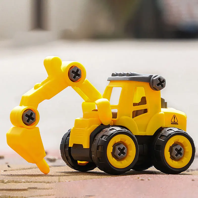 

Disassembly and Assembly Excavator DIY Puzzle Detachable Engineering Vehicle Toy Boy Bulldozing Road Pile Driver
