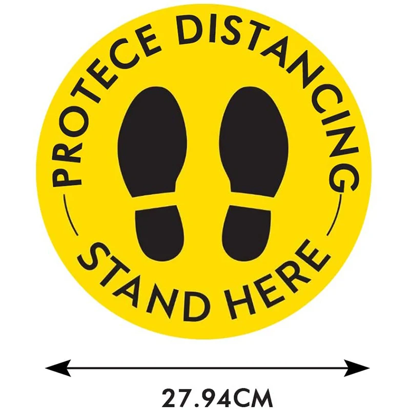 10 шт. противоскользящая наклейка на пол с дистанционным управлением круглый