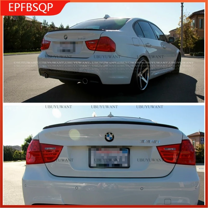 EPFBSQP для BMW E90 3 серии M Стиль ABS/углерода Цвет спойлер на задний багажник крыло 2005 2006