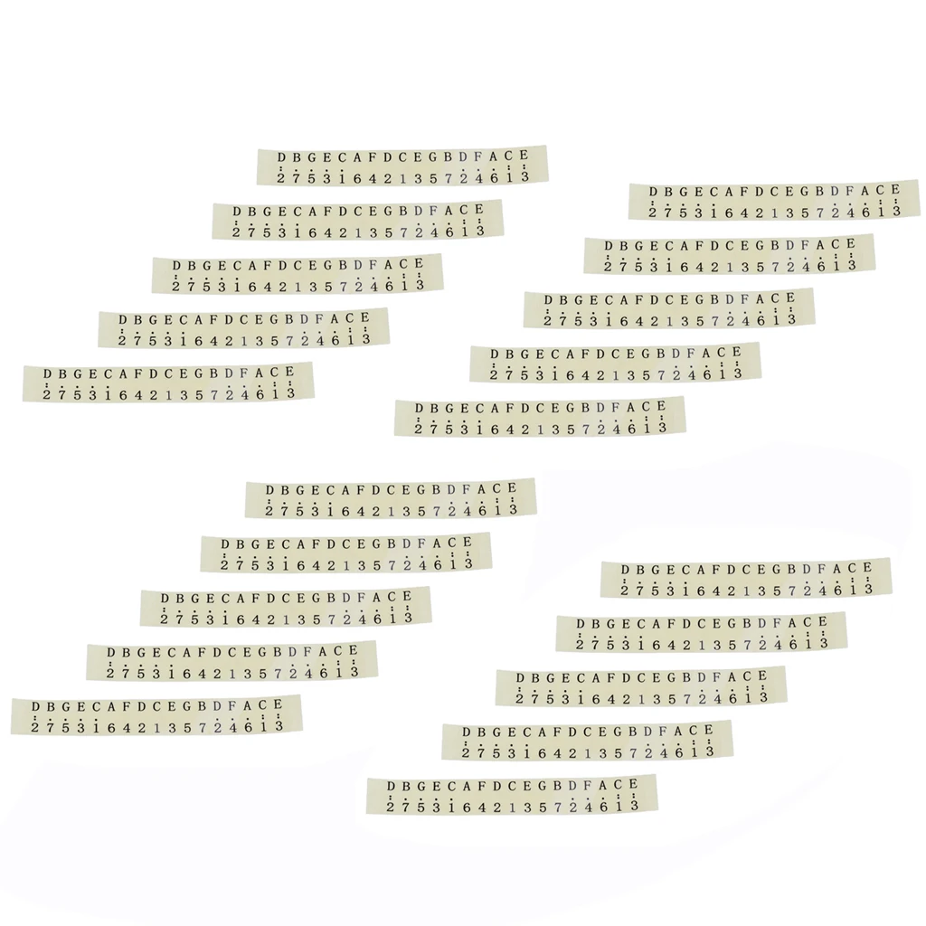 20 шт. стикер для весы Kalimba 17 клавиш | Спорт и развлечения