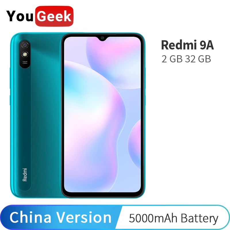 Сотовый телефон Xiaomi Redmi 9 A 2 Гб 32 ПЗУ батарея 9A 5000 мАч дисплей DotDrop 6 53 дюйма