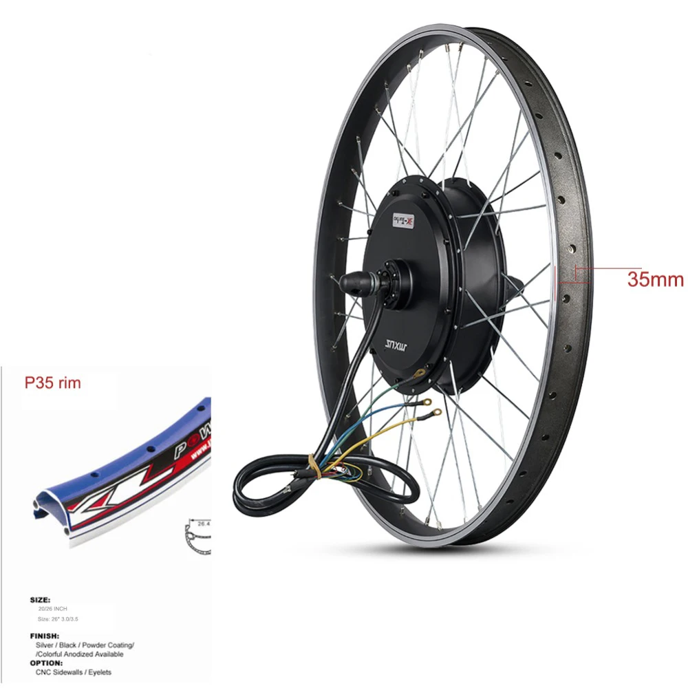 MXUS Байк, способный преодолевать Броды комплект заднего колеса Мотор 48/60/72 V/90 V 3000W комплект для переоборудования электрического велосипеда высокое Скорость безщеточный мотор для центрального движения XF40 26/29 дюймов