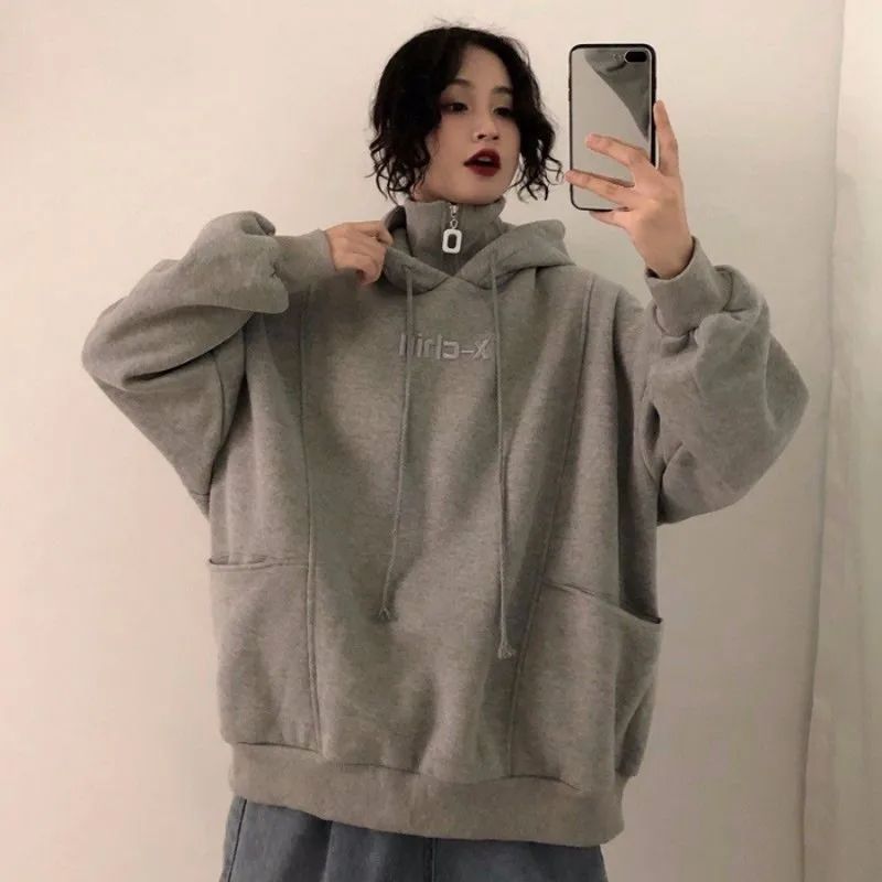 Новые толстовки женские плотные вельветовые теплые мягкие с буквенным принтом