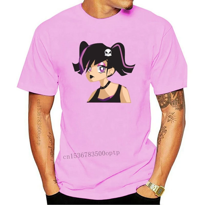 

Новинка, унисекс футболка Goth Girl в стиле аниме, унисекс, мужская, женская, Мужская футболка