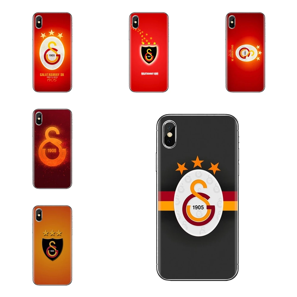 Galatasaray SK логотип металлический лист для htc один U11 U12 X9 M7 M8 A9 M9 M10 E9 Plus Desire 630 530 626 628 816