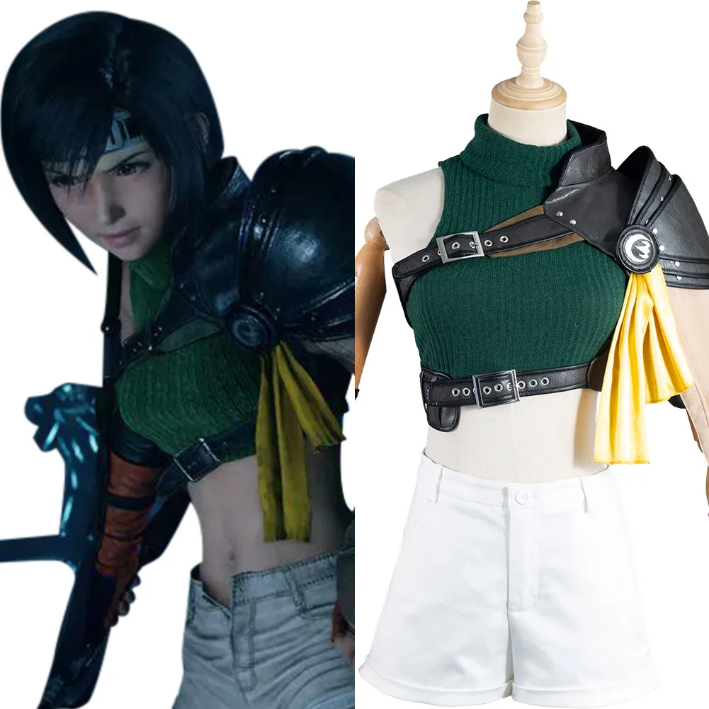 Final Fantasy VII: наряд в стиле известных брендов Intergrade FF7 Yuffie Kisaragi костюмы для косплея