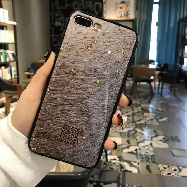 Style R Золотой фольга мрамор Bling чехол для телефона для iPhone 11 pro XS Max XR X TPU гранитный чехол с геометрическим рисунком для iPhone 7 8 6 6s Plus блестящий чехол - Цвет: Style R