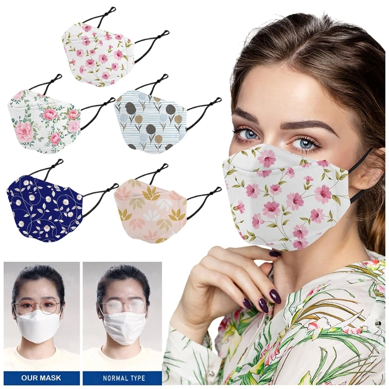 

Fashion Printed Anti Dust Mouth Mask Reusable Washable Outdoor Cycling Camping Travel Breathable Masks