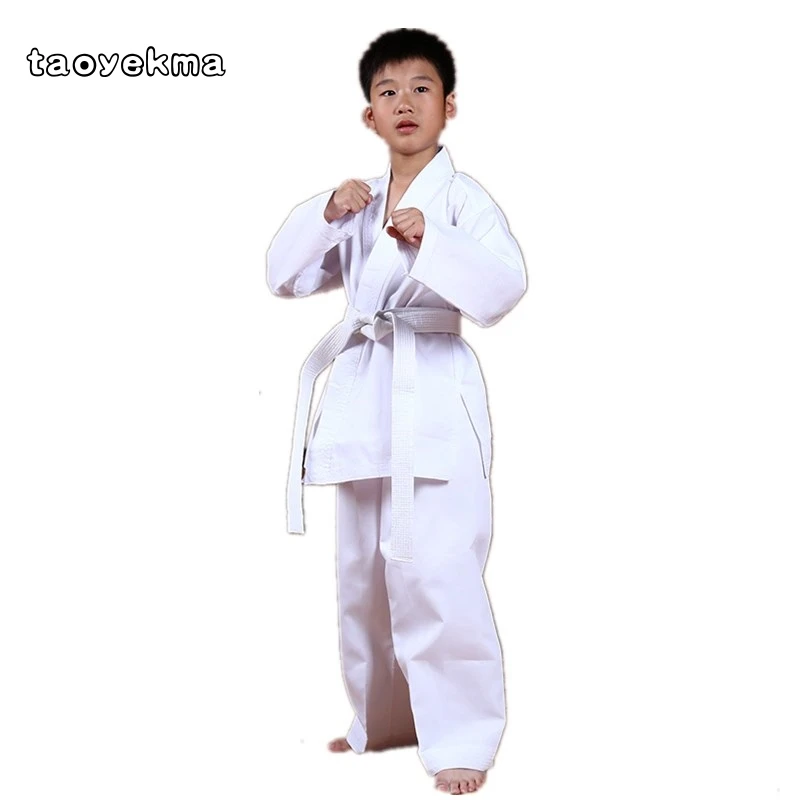 Высококачественный костюм тхэквондо новый детский спортивный тренировочный