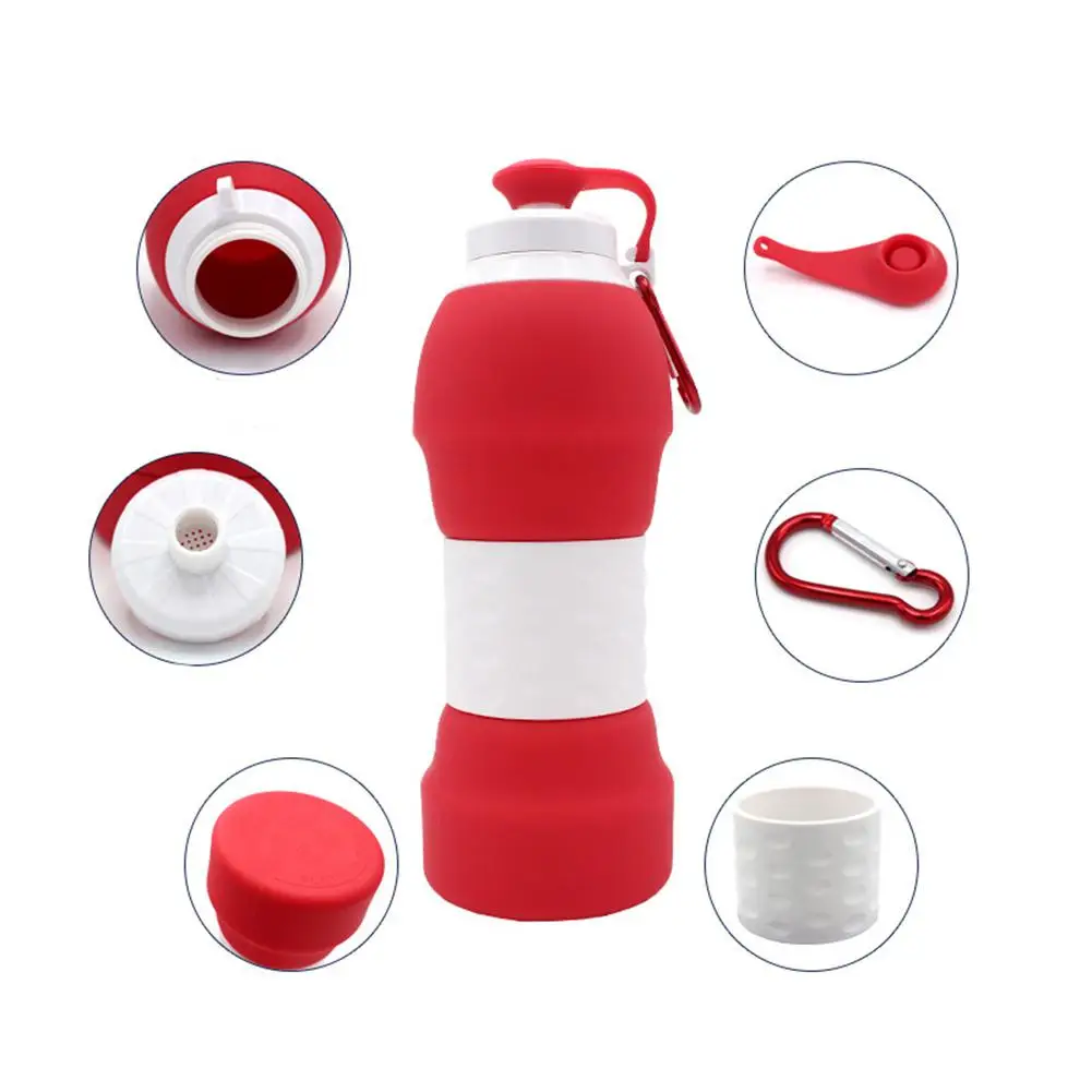 HiMISS открытый складной силикагель бутылка высокая термостойкость светильник вес