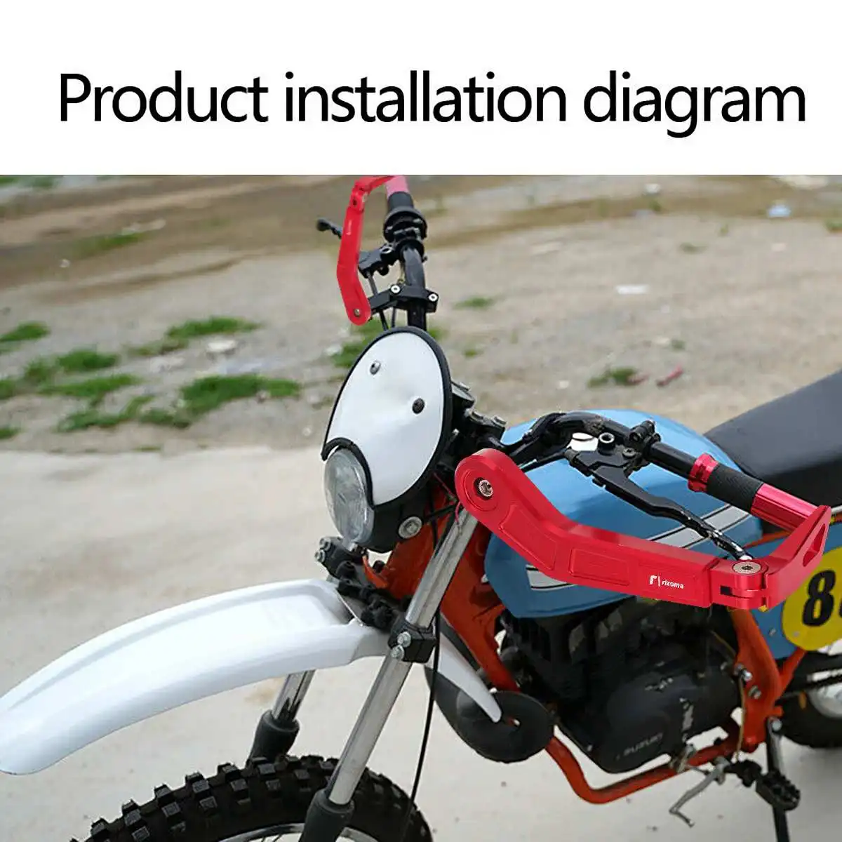 

Universal Motorcycle Handlebar Brake Clutch Levers Protector Guard Shatter-resistant Hand for Yamaha Honda BMW Kawasaki Suzuki