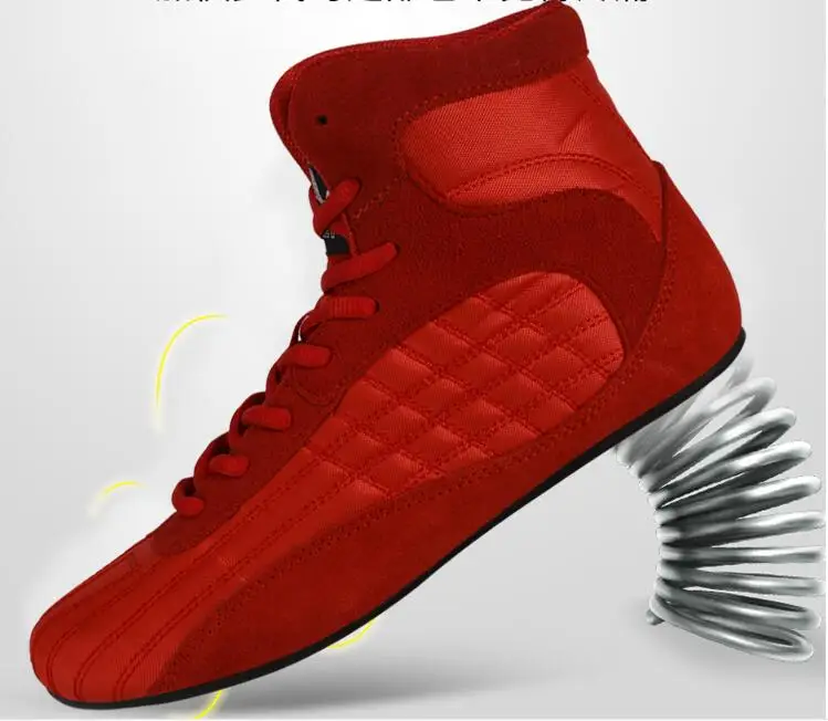 Мужская профессиональная обувь для бокса борьбы с тяжелой атлетикой мужские