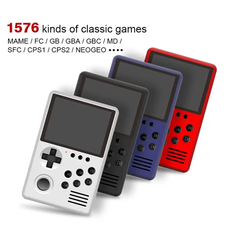 

Retro Handheld Game Console Rechargeable 3.2 Inch TV Video Game Player Built In 1500+Games Kids Adult Birthday Christmas Gift