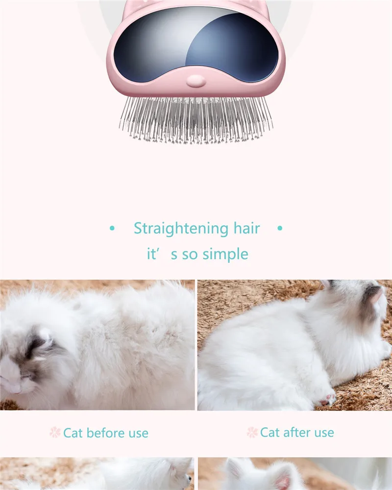 Mrosaa кошачья собачья шерсть щетка Kitty Очищающая Массажная средство для купания средство для удаления выкидывания домашних животных кошка гребешок для ухода за шерстью собак Petshop поставки