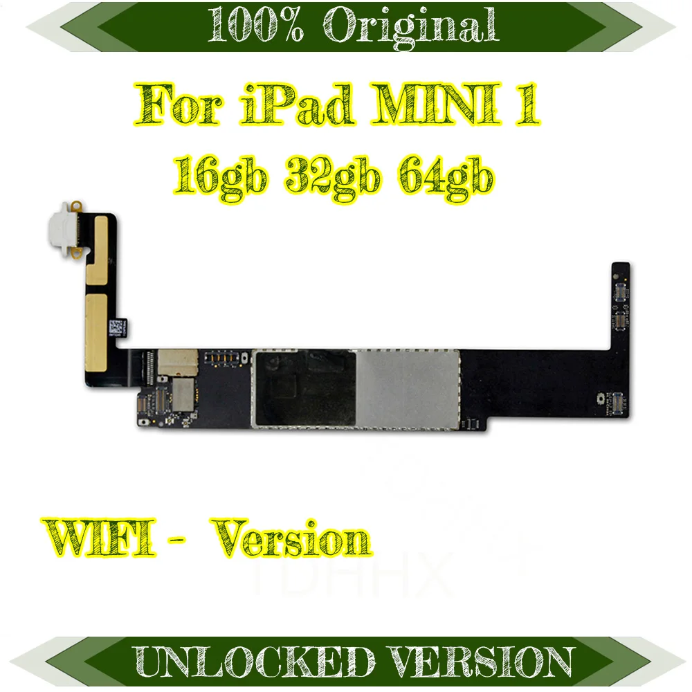 A1432 wifiVersion A1454 or A1455 Original unlock icloud for Ipad MINI 1 Motherboard for Ipad MINI 1 Logic boards with IOS System