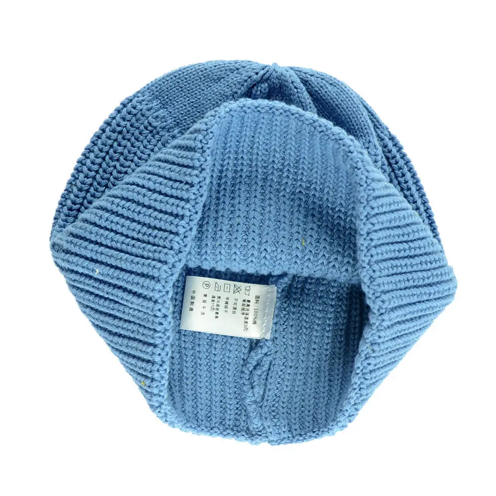 Beanies/Новинка года; однотонные вязаные теплые мягкие модные шапки в Корейском стиле; детские шерстяные Повседневные шапки; элегантная шапочка