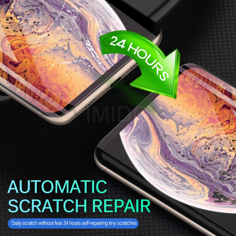 100D Защитная пленка для экрана IPhone 11 Pro 6 6S 8 7 Plus полностью силиконовая XS Max XR X