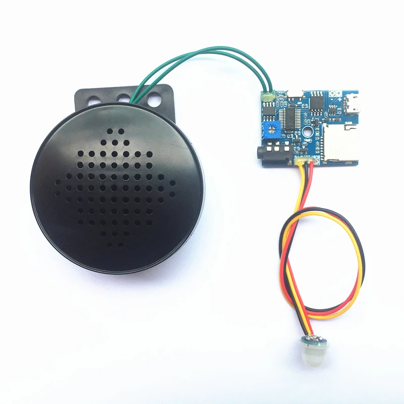 ПИР движения Активированный динамик для статуи датчик голосовой проигрыватель