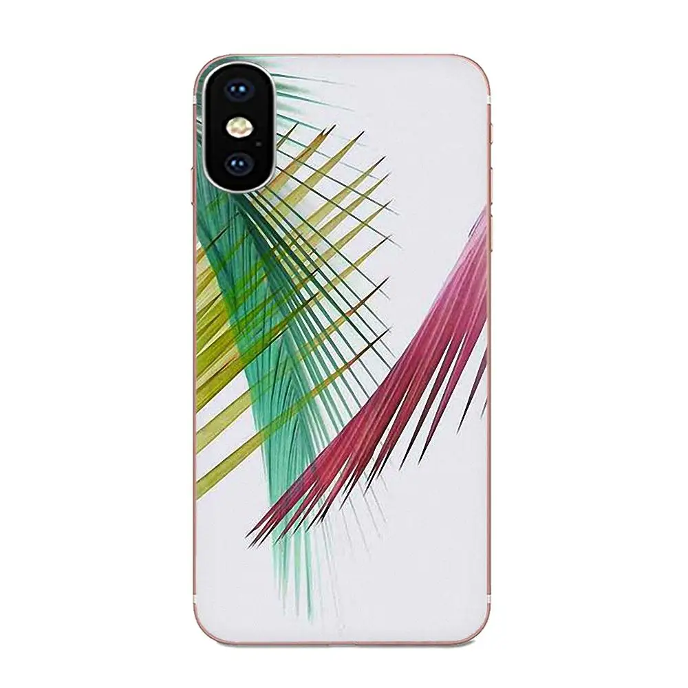 Мягкие чехлы для телефонов Apple iPhone 4 4S 5 5C 5S SE SE2 6 6S 7 8 11 Plus Pro X XS Max XR с тропическими