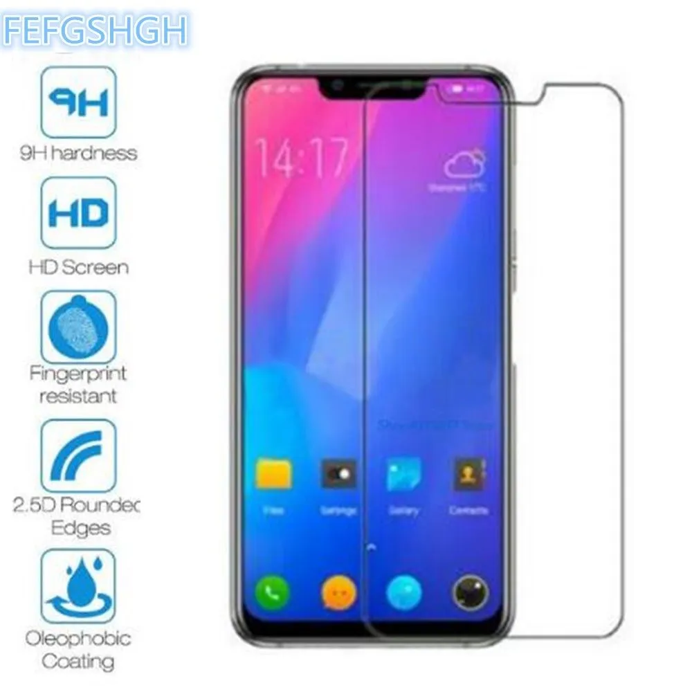 2 шт. закаленное стекло для Elephone A5 Взрывозащищенная Защита экрана lite защитная