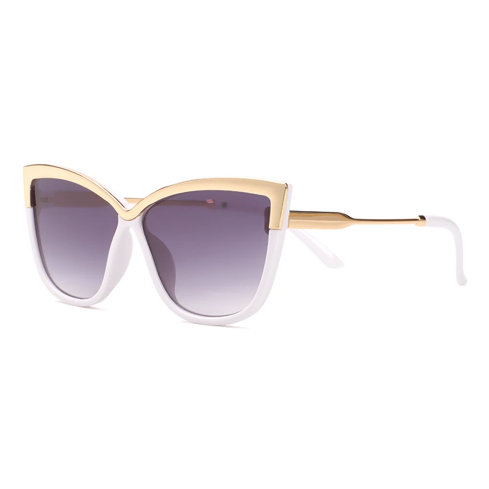 Женские солнцезащитные очки кошачий глаз 2020 Ретро стиль Винтажные