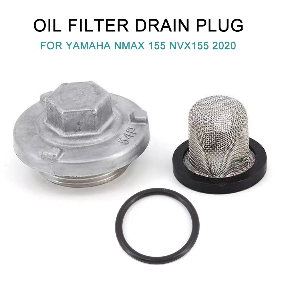 

2020 Motorcycle Oil Filter Drain Plug Set For YAMAHA NMAX 155 NVX 155