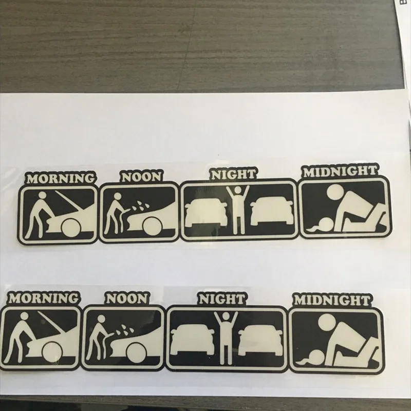 

Car Sticker Auto Decal Warning Window Funny Universal Rear Windshield Reflective Decoration External Accessories 1Pc 3 Colors