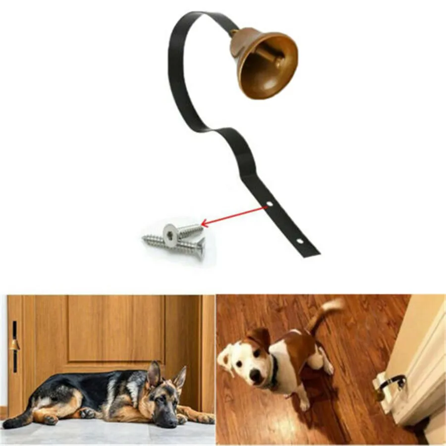 

Puppy Smart Antique Christmas Tinkle Bells Wall Mounted Potty Training Anti-Grab Door Doorbells for Pet Dog Interactive Toys