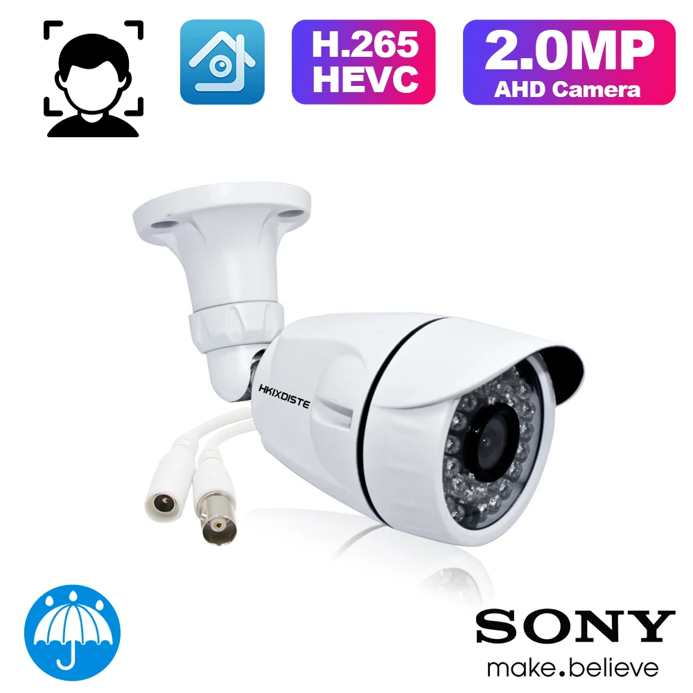 

3000TVL 36LEDS IR-CUT 3.6mm Sony CCD HD 1080P CCTV Outdoor Metal-shell Security Camera AHD-H 1080P AHD IR Cut Filter Camera