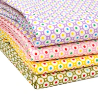polyester fabric by half the meter sewing fabrics color dots printed cloth sheets dress making diy craft supplies 45150 cm 1pc