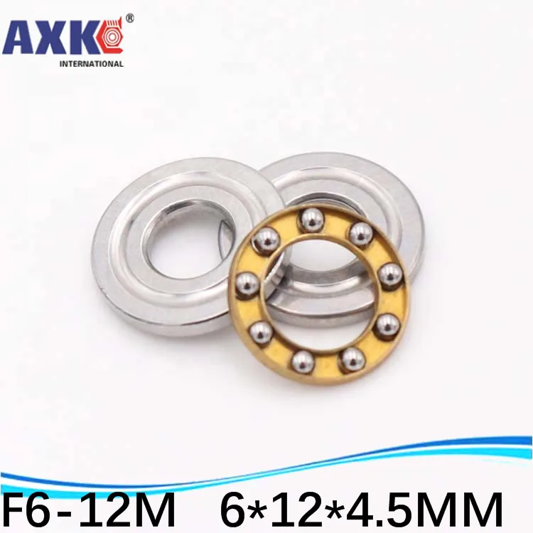 

(1pcs) Axial Ball Thrust Bearings F6-12M 6*12*4.5 mm Plane thrust ball bearing