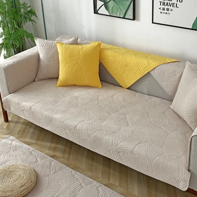 Всесезонная простая стеганая хлопковая диванная подушка Скандинавская