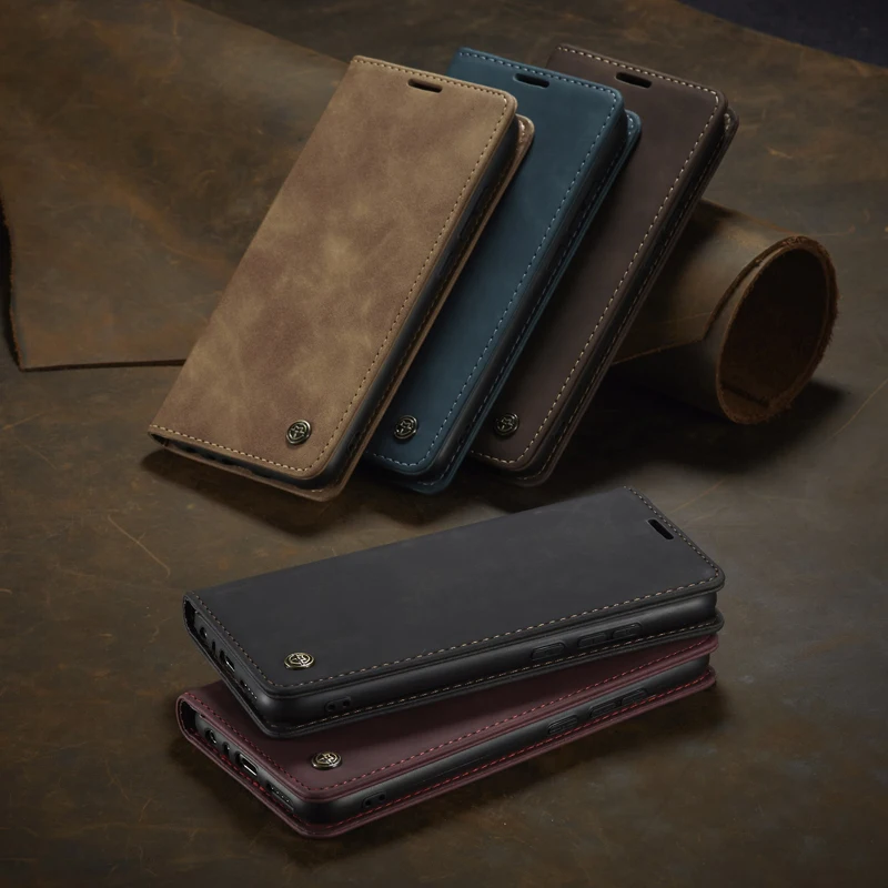 Флип-чехол для Xiaomi Mi 9T 10T Note 10 Redmi K30 K20 8 9 Pro 9S чехол-бумажник из натуральной кожи с