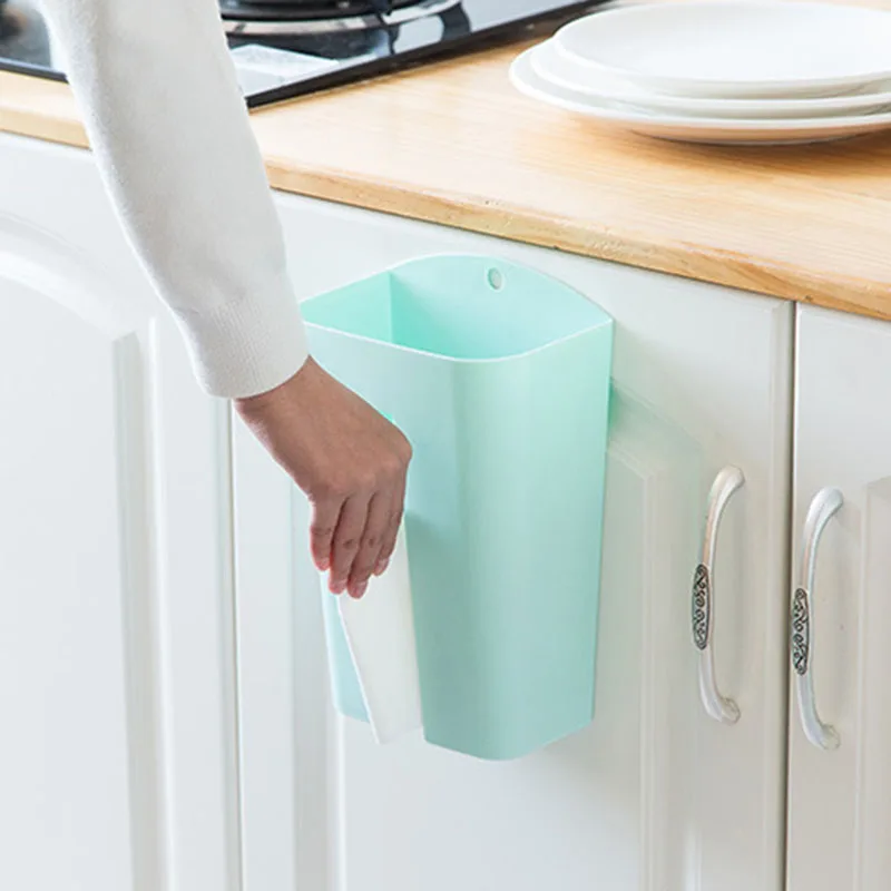 

1 Pcs Storage Box Organizer Plastic Garbage Bags Collection Wall Mounted Kitchen XR-Hot