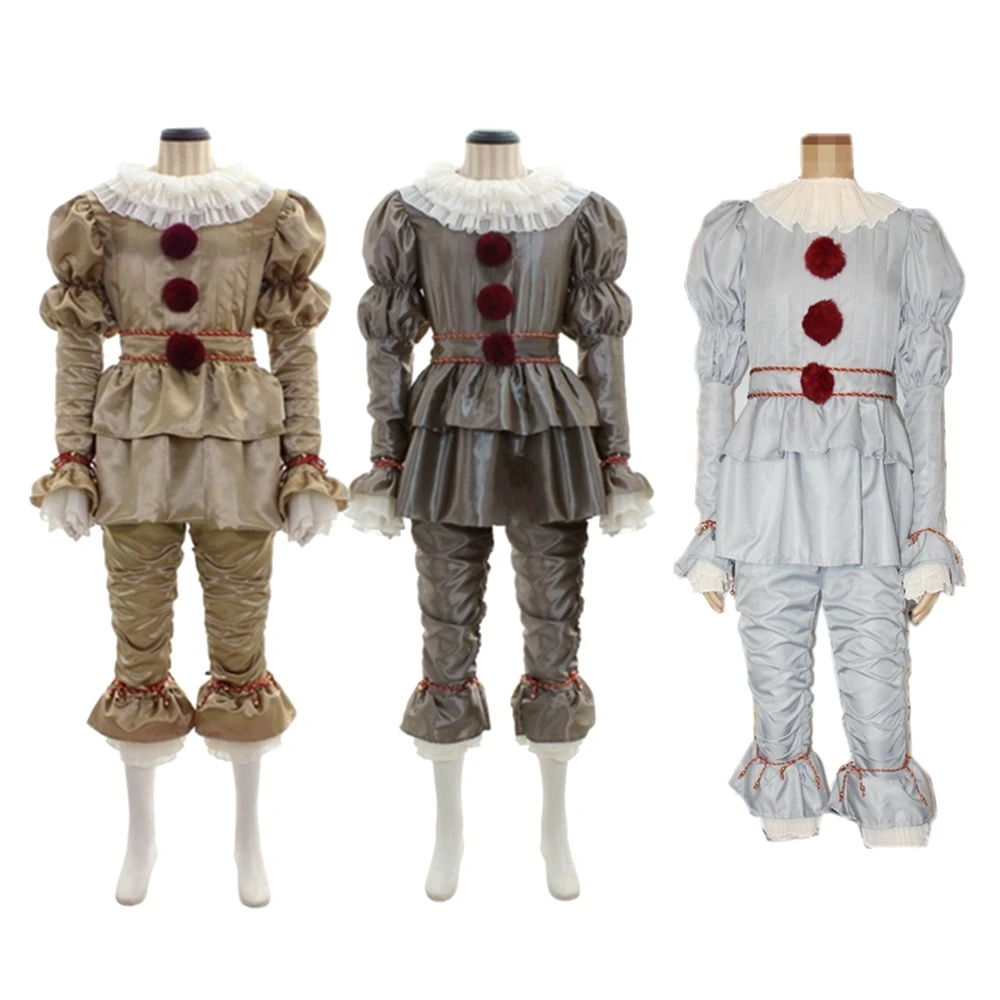 Костюмы Джокера пеннивайза костюмы Стивена Кинга It глава 2 костюм клоуна из