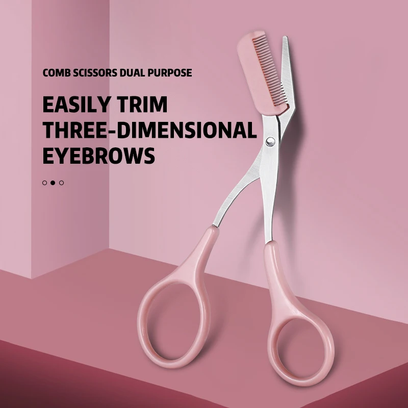 

1pcs Eyebrow Trimmer Scissor with Comb Facial Hair Removal Grooming Shaping Shaver Cosmetic Makeup Accessories Eye Brow Shaper