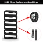 Силиконовый ремешок для Garmin Fenix 5X 5S 5 6X 6S 6 Pro, резиновый ремешок для Fenix5 Fenix6, Пряжка для часов, силиконовые аксессуары