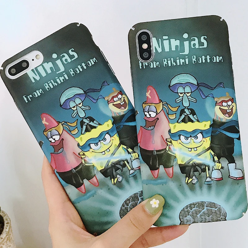 Забавный мультяшный узор Скраб чехол для телефона iPhone 6 6s 7 8 Plus X Xs XR Max твердый PC