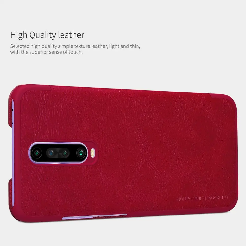 pu leather case for xiaomi mi 11 poco f2 pro cover redmi k30 pro 5g nillkin qin protective flip cover wallet case free global shipping