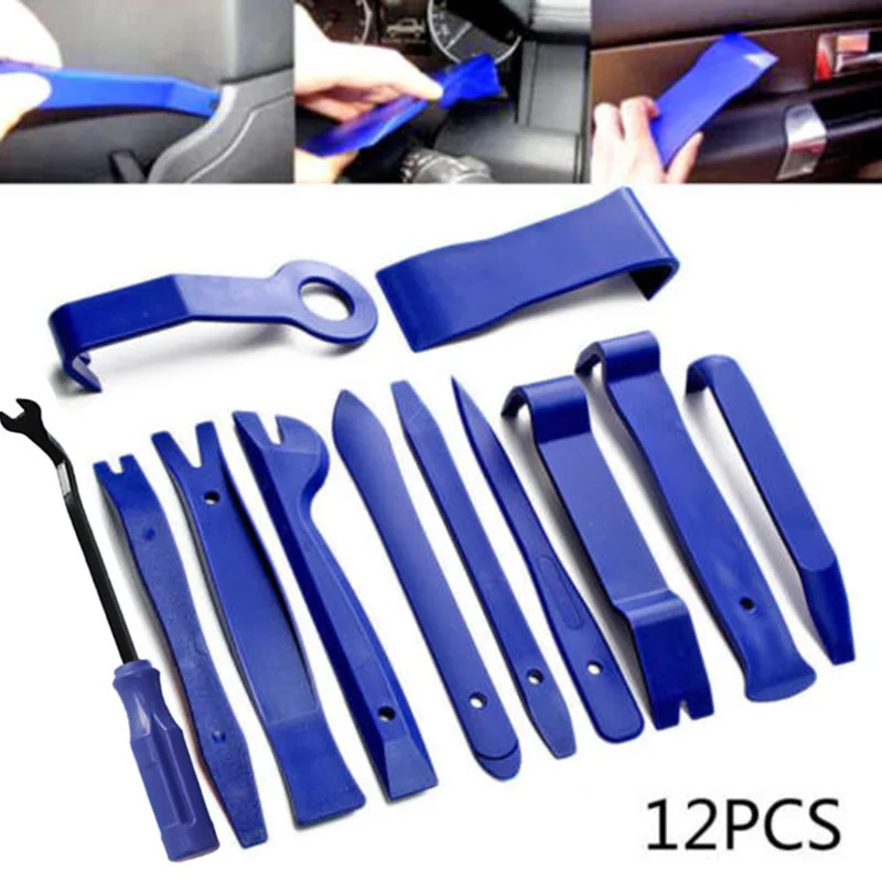 

Kit Dash Door Pump Open Removal Tools Blue Pry Radio Wedge 12pcs Car Replacement Tool Parts Engine Latest Durable